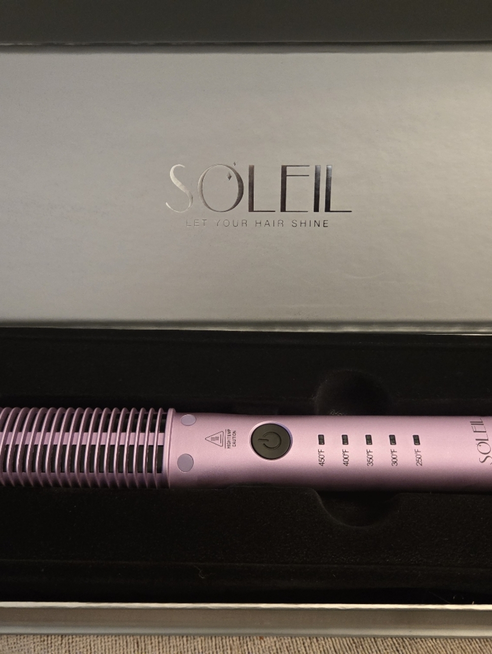 Soleil PurpleHair Styling Brush - Purple
